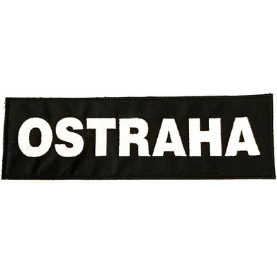 Triangles Nášivka OSTRAHA 290x90 mm se suchým zipem – Zbozi.Blesk.cz