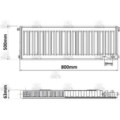 Korado 11VK 500 mm x 800 mm