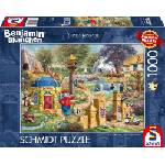 Schmidt Spiele Пъзел Schmidt от 1000 части - Зоопаркът Бенджамин (58423)