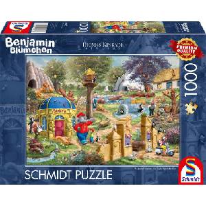 Schmidt Spiele Пъзел Schmidt от 1000 части - Зоопаркът Бенджамин (58423)
