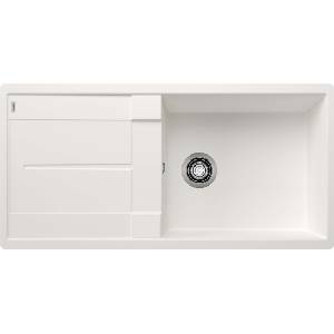 BLANCO Metra XL 6 - Силгранитна мивка 99х49 см с контрол на оттичането, бяла 516522 (516522) Мивка за вграждане