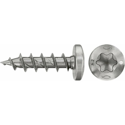 Fischer 574095 skrutky do drevotriesky 3.5 mm 12 mm TX Nerezová oceľ 200 ks