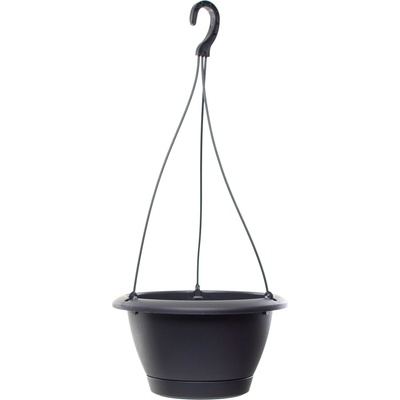 Prosperplast Kvetináč závesný RESPANA W antracit 23,4cm