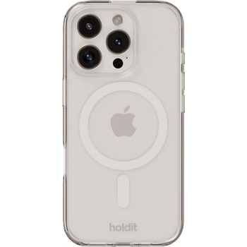 Image 1 of Holdit Гръб Holdit MagSafe Case за iPhone 16 Pro - Бял/Прозрачен
