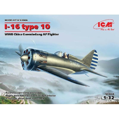 ICM Polikarpov I-16 type 10 China Guomindang AF 1:32