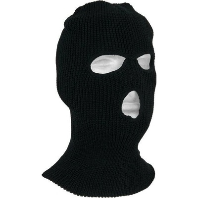 Kukla tříotvorová úplet černá