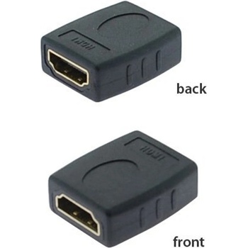 SBOX Преходник sbox ad. hdmi-f/f, hdmi(ж) към hdmi(ж), черен (ad.hdmi-f/f)