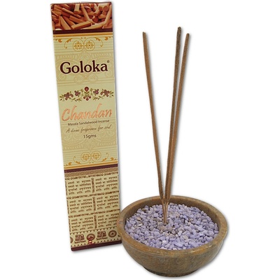Goloka indické vonné tyčinky Masala Chandan 15 g