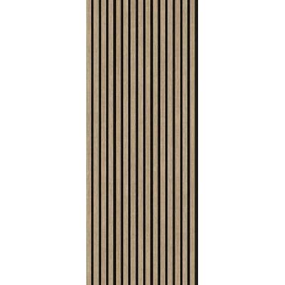 Akustický panel Wallnite Simple line černý filc Dub Karamelový 2750×604×21