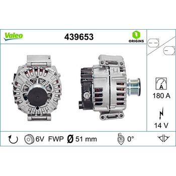 Alternátor VALEO 439653