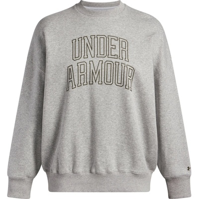 Under Armour Rival Fleece OS Varsity Crew W 6007880-014 sivá