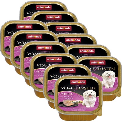 Animonda Vom Feinsten Adult - пиле, яйца и шунка 12 x 150г
