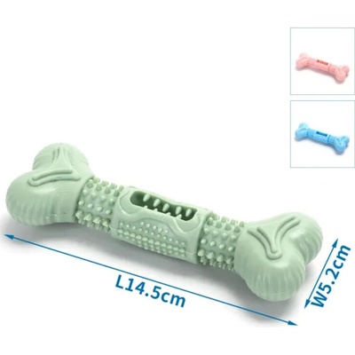 Nobleza gumená dentálna kosť 14,5 cm zelená