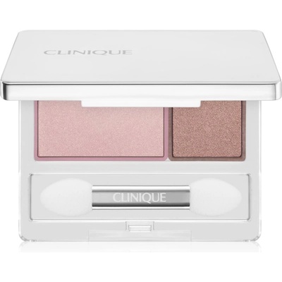 Clinique All About Shadow Duo дуо сенки за очи цвят Strawberry Fudge - Shimmer 1, 7 гр