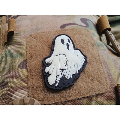 JACKETS TO GO nášivka GHOSTY velcro GLOW IN THE DARK