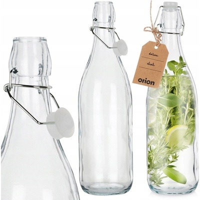 ORION Láhev sklo CLIP uzávěr 1 l – Zboží Dáma