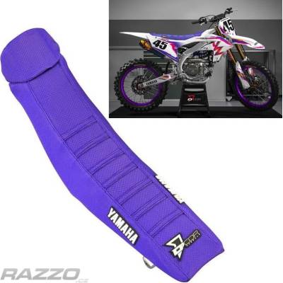 Potah sedla DCore Gripper Factory Seat Cover Yamaha YZ450F 23-26 YZ250F 24-26 Purple Retro