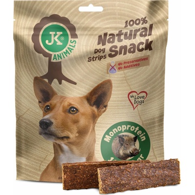 JK ANIMALS 100% Natural Snack Přírodní Monoprotein Boar 500 g