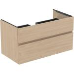 Ideal Standard Finesse - Шкафче за умивалник, 100x51x55 см, 2 чекмеджета, бял дъб E3397US (E3397US)
