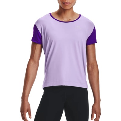 Under Armour Тениска Under Armour UA Rush Energy Novelty SS Лилав Velikost XS