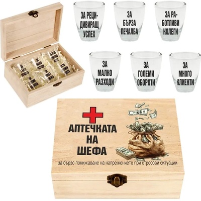 Кутия - АПТЕЧКАТА НА ШЕФА (К100437)