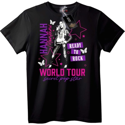 NOONEBRAND Тениска Hannah Montana World Tour - XS, White