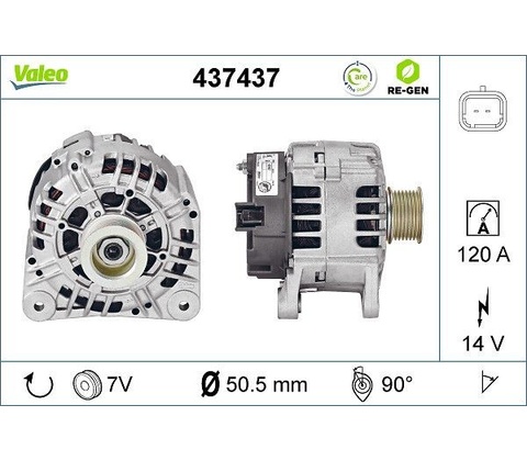 Alternátor VALEO 437437