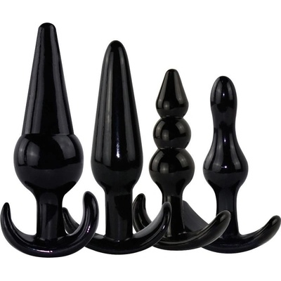 Basic X Harley set análních kolíků 4 ks černé