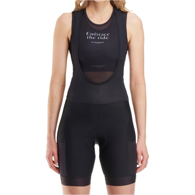 PEPPERMINT Дамски клин за колоездене PEPPERMINT Women's Signature Cargo Bib Cycling bottoms - Black II (155-2213-0213)