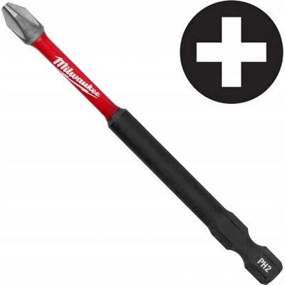 bit Milwaukee skrutkovací Shockwave PH2 90mm