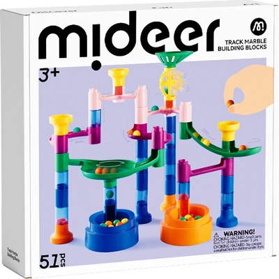 Mideer Kuličková dráha 51 ks – Zboží Mobilmania