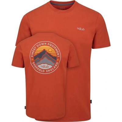 Rab Basecamp 3 Peak Tee red clay