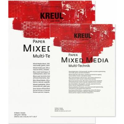 Mixed media blok papierov rôzne veľkosti