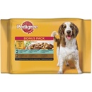 Pedigree Adult hovězí+králik/krůta+tele 2 + 2 x 100 g