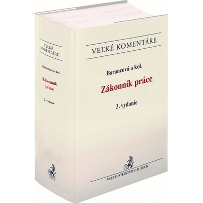 Zákonník práce. Komentár. 3. vydanie SO_EVK16