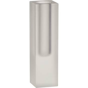 Hübsch Ваза Hübsch правоъгълна стъклена заскрежена (340901)