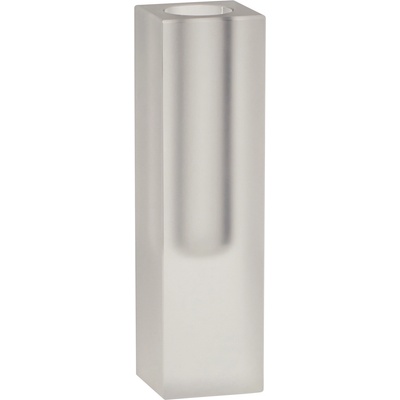 Hübsch Ваза Hübsch правоъгълна стъклена заскрежена (340901)