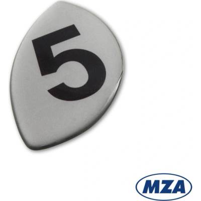 Nálepka krytu spojky "5", 3D (MZA) - Simson