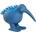 KIWI WALKER Играчка за кучета Kiwi Walker WHISTLE синя 8, 5 см
