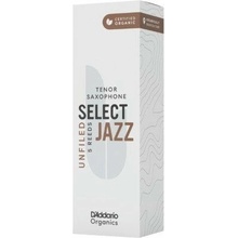 D'Addario ORRS05TSX3S Organic Select Jazz Unfiled Tenor Saxophone Reeds