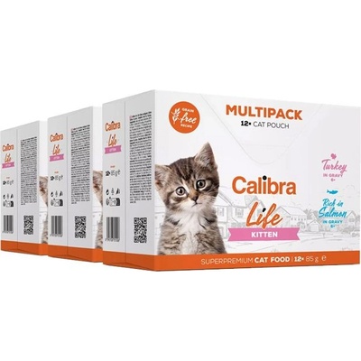 Calibra Cat Life Kitten Multipack 36 x 85 г