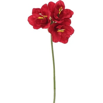 Umelý Amarylis tmavočervená, 54 cm
