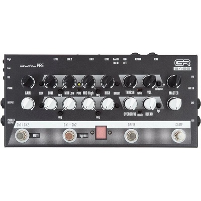 GR Bass DUAL PRE Ефекти за бас китари