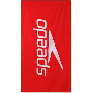 Speedo Кърпа с логото на Speedo, червена/бяла