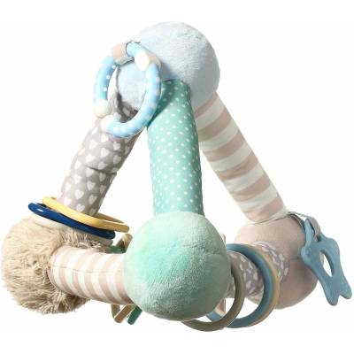 BabyOno Образователна играчка Babyono Tiny Yoga - Пирамида, мента (5901435410660)