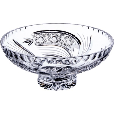 Bohemia Crystal Broušená křišťálová mísa brus Kometa 60552/255mm