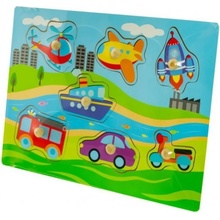 Tulimi zábavné puzzle vkládací Dopravní prostředky