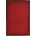 vidaXL Изтривалка за врата, червена, 117x220 см, PVC (287666)
