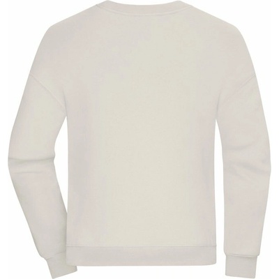 James & Nicholson Oversize mikina biela