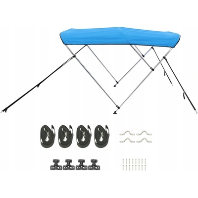 Bimini stříška 182x185-198x117CM 3 oblouky